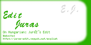 edit juras business card